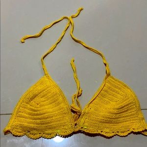 KNITTED BRALETTE/BIKINI TOP